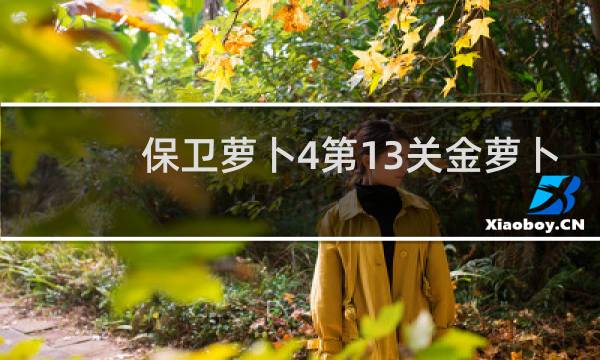 保卫萝卜4第13关金萝卜