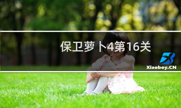 保卫萝卜4第16关