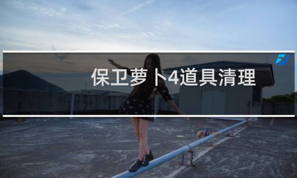 保卫萝卜4道具清理