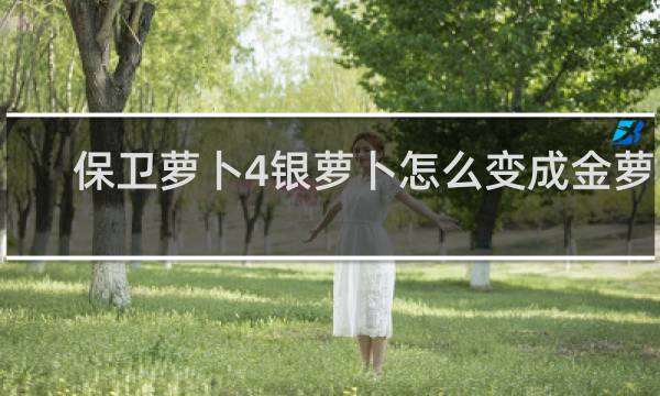 保卫萝卜4银萝卜怎么变成金萝卜
