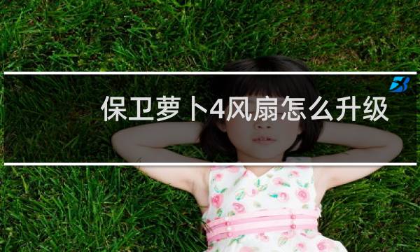 保卫萝卜4风扇怎么升级