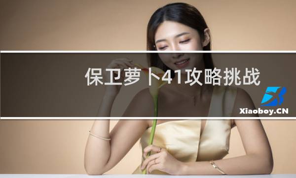 保卫萝卜41攻略挑战