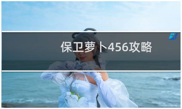 保卫萝卜456攻略