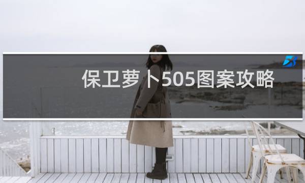 保卫萝卜505图案攻略