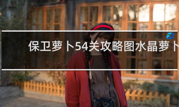 保卫萝卜54关攻略图水晶萝卜