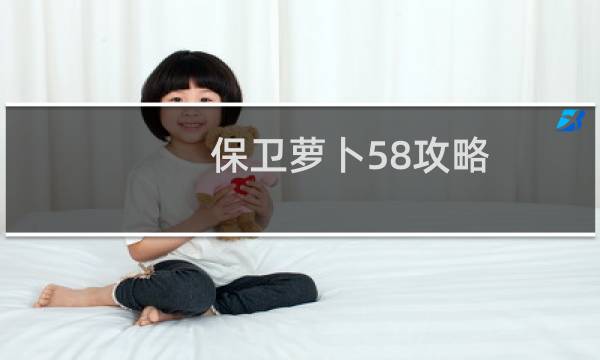 保卫萝卜58攻略