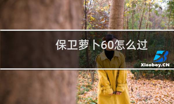 保卫萝卜60怎么过