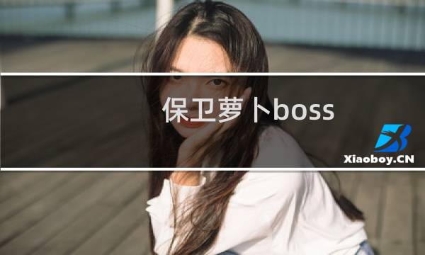 保卫萝卜boss 11攻略