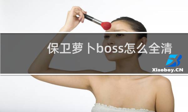 保卫萝卜boss怎么全清