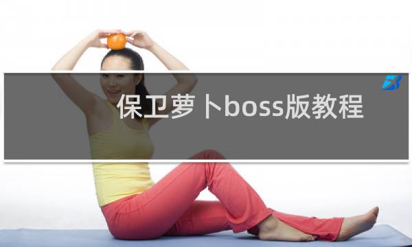 保卫萝卜boss版教程