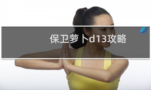 保卫萝卜d13攻略