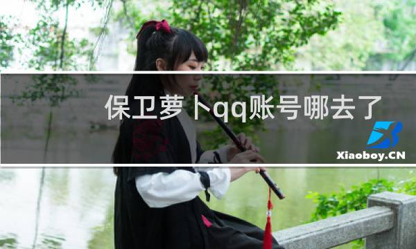 保卫萝卜qq账号哪去了