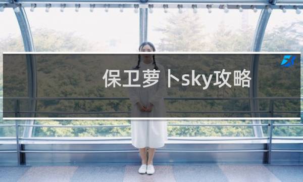 保卫萝卜sky攻略