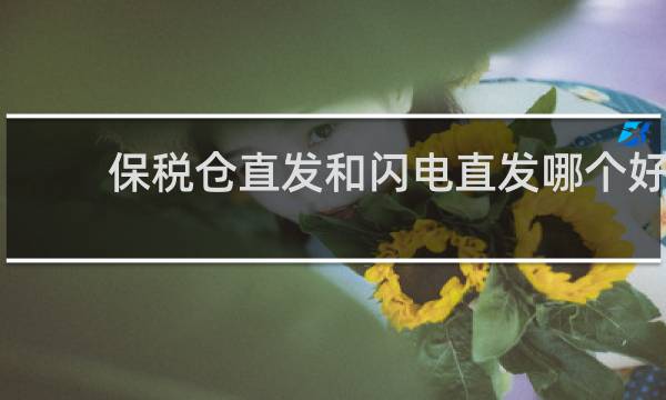 保税仓直发和闪电直发哪个好