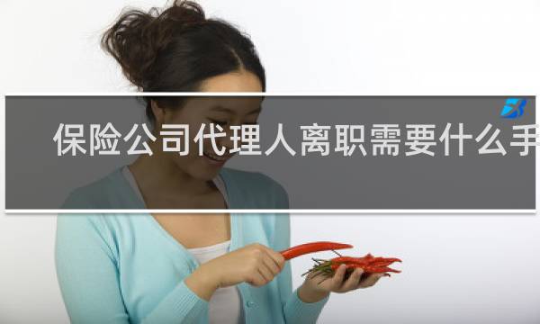 保险公司代理人离职需要什么手续