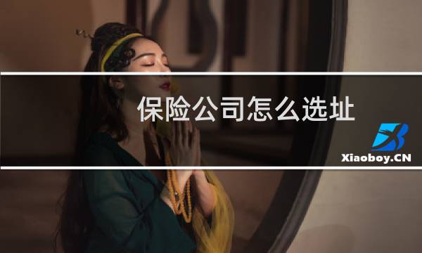 保险公司怎么选址