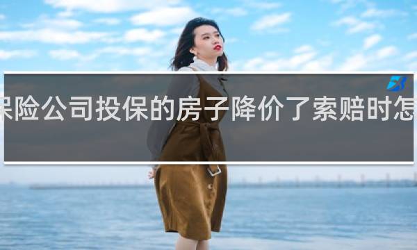 保险公司投保的房子降价了索赔时怎么索赔