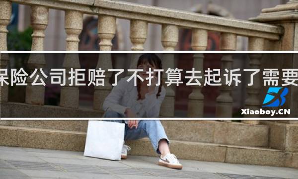 保险公司拒赔了不打算去起诉了需要怎么办