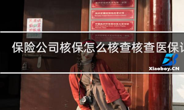 保险公司核保怎么核查核查医保记录