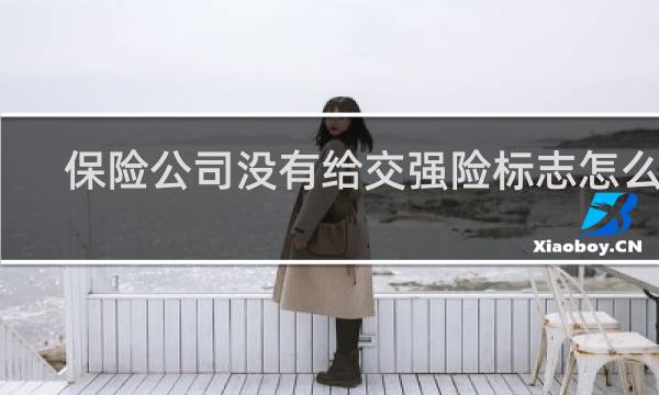 保险公司没有给交强险标志怎么办