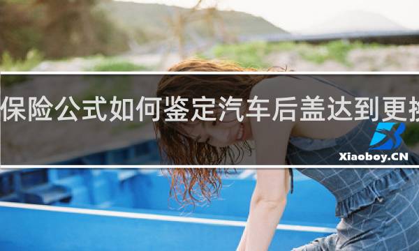 保险公式如何鉴定汽车后盖达到更换标准
