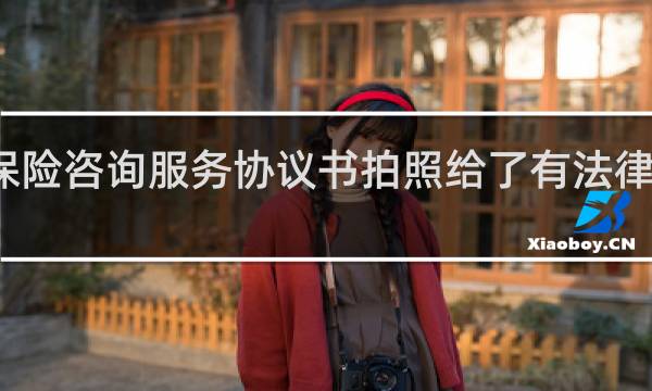 保险咨询服务协议书拍照给了有法律效益吗