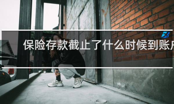 保险存款截止了什么时候到账户