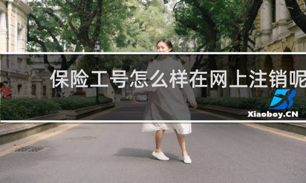 保险工号怎么样在网上注销呢