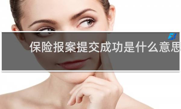 保险报案提交成功是什么意思
