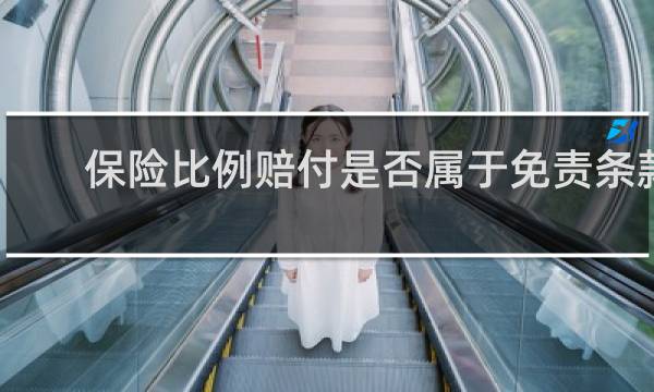 保险比例赔付是否属于免责条款