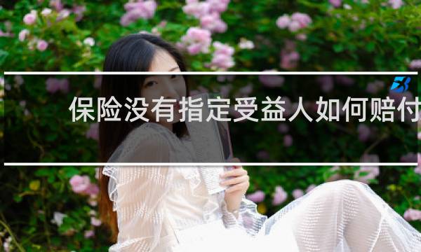 保险没有指定受益人如何赔付