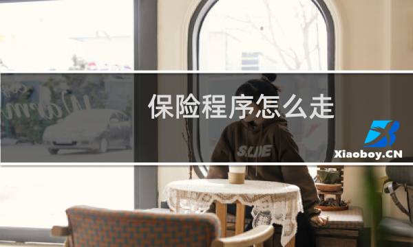 保险程序怎么走