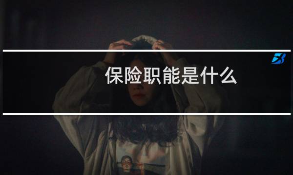 保险职能是什么