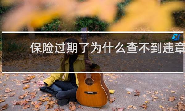 保险过期了为什么查不到违章