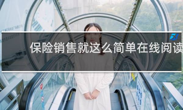 保险销售就这么简单在线阅读