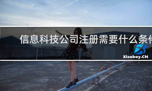 信息科技公司注册需要什么条件