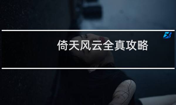 倚天风云全真攻略