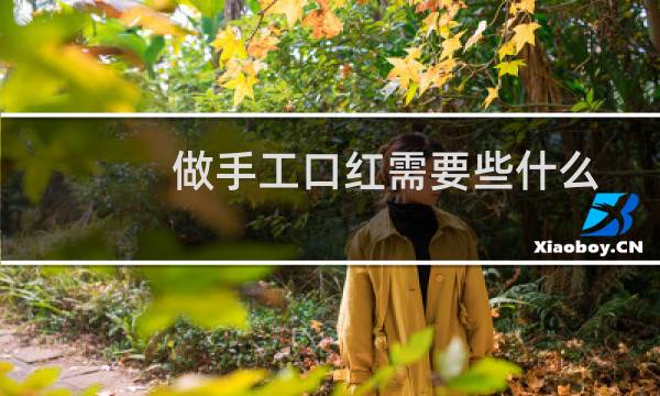 做手工口红需要些什么