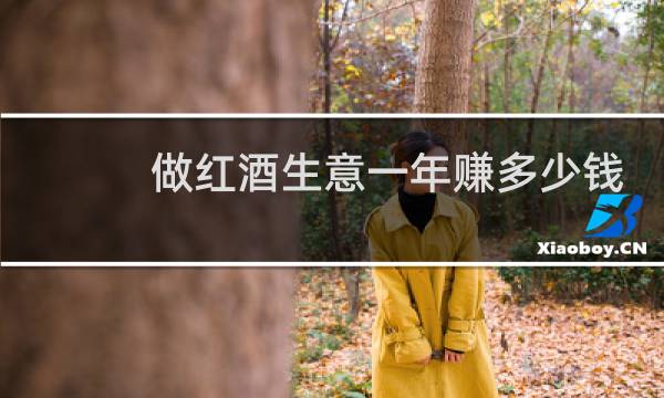 做红酒生意一年赚多少钱