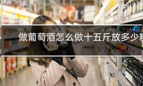 做葡萄酒怎么做十五斤放多少糖