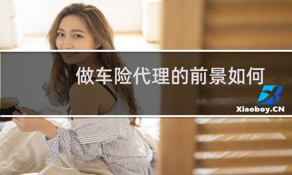 做车险代理的前景如何