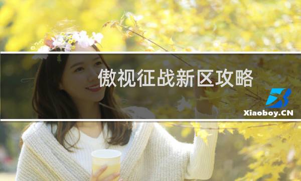 傲视征战新区攻略