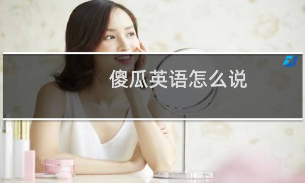 傻瓜英语怎么说