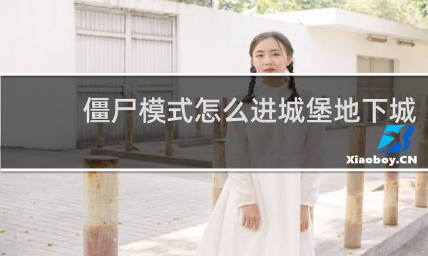 僵尸模式怎么进城堡地下城
