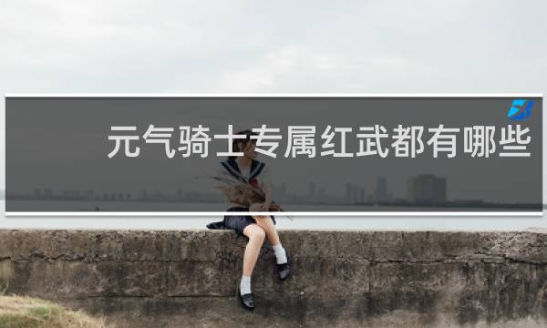 元气骑士专属红武都有哪些