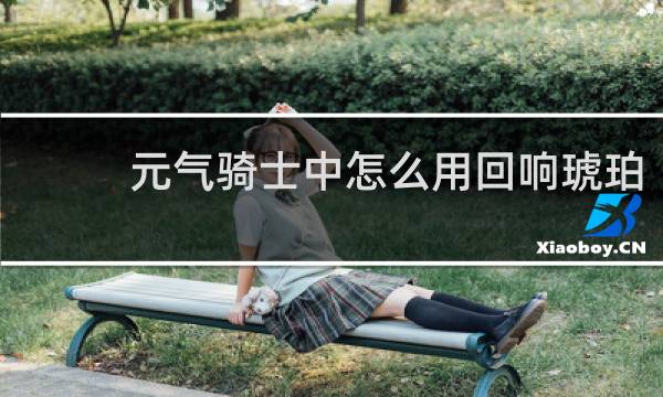 元气骑士中怎么用回响琥珀