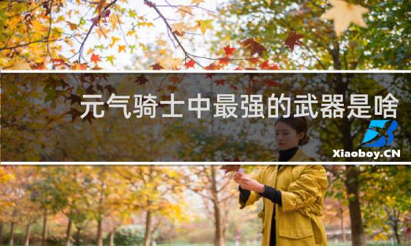元气骑士中最强的武器是啥