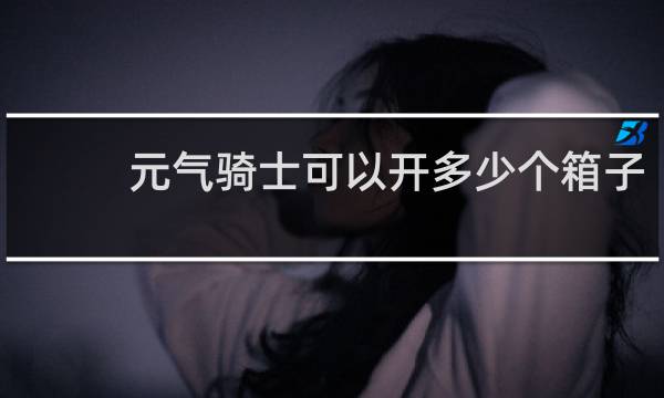 元气骑士可以开多少个箱子