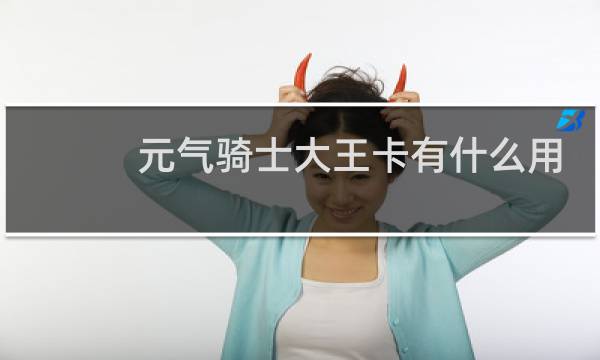 元气骑士大王卡有什么用