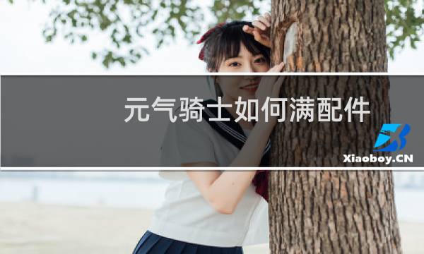 元气骑士如何满配件